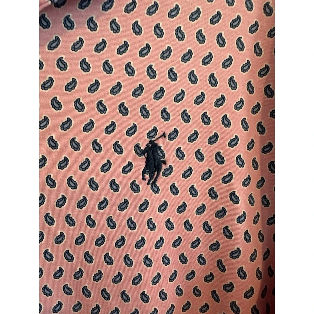 Polo Ralph Lauren Classic-Fit Soft Cotton Polo Shirt Pink‎ Men's Small